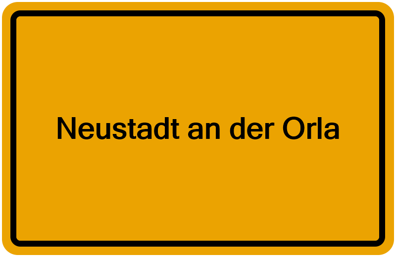 Handelsregisterauszug Neustadt an der Orla